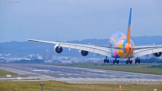 阿聯酋 A380 彩繪機3