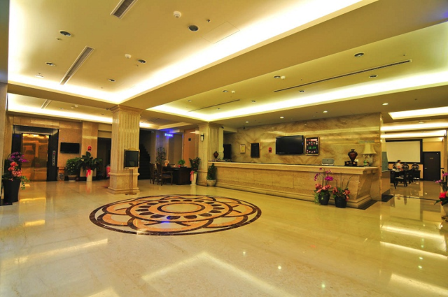 中悅國際大飯店的大廳