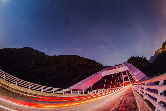 巴陵桥(巴陵大桥、巴陵旧桥) 夜景缩时
