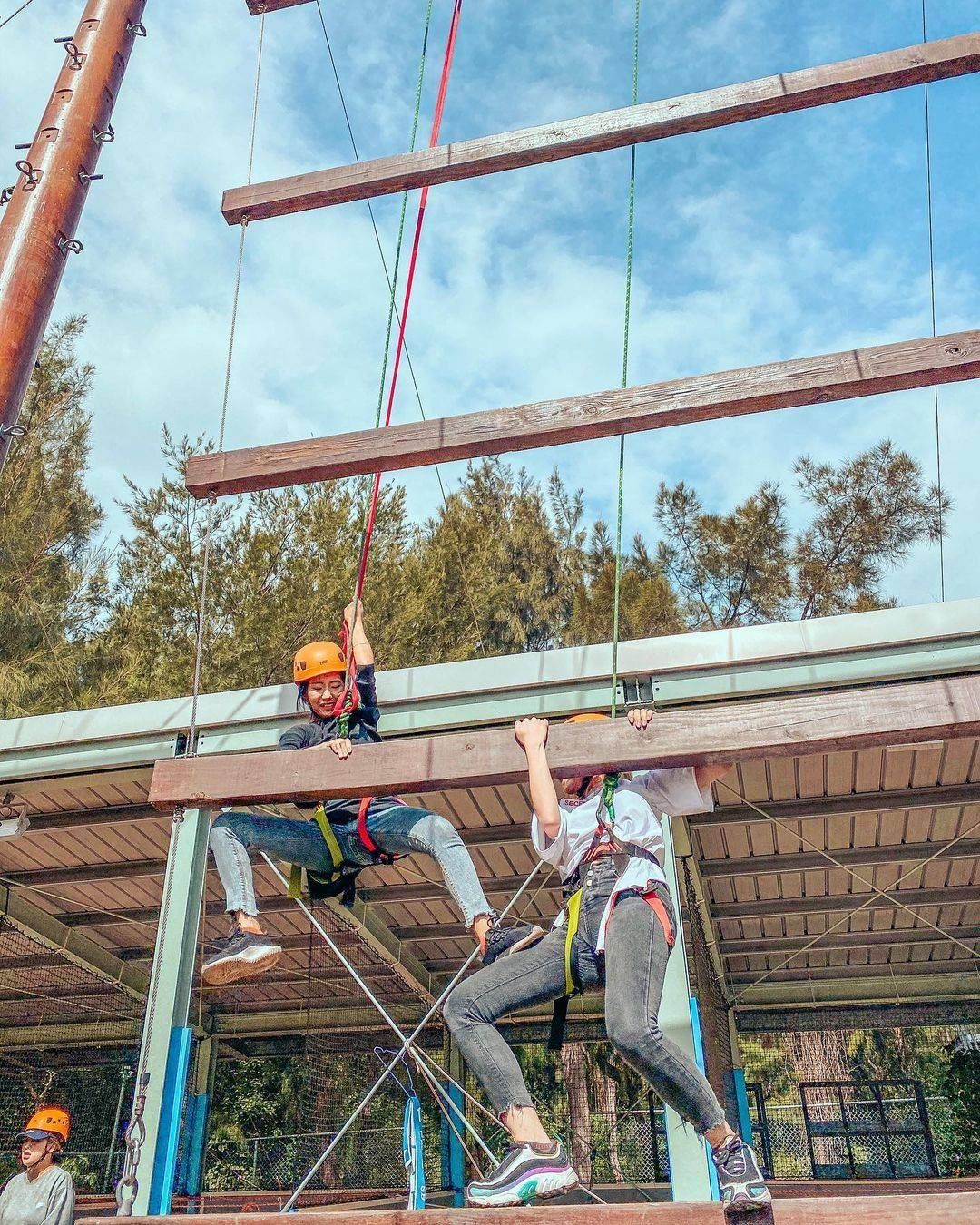 偶爾需要熱血一下​究竟有沒有成功呢？#桃園青年體驗學習園區​-​#桃園景點 #網美景點 #桃園打卡 #拍照 #愛ㄑ桃 #樂遊桃園 ...
