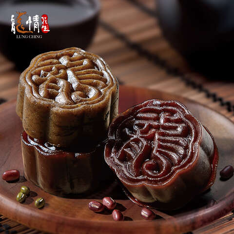 CYBERBIZ-紅豆糕(照片來源龍情食品)