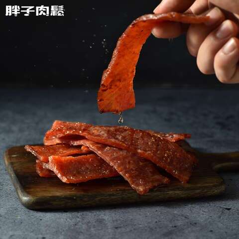 胖子肉松原味软Q肉干产品
