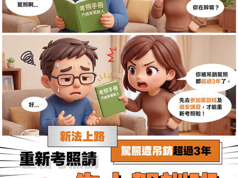 重新考照請先上駕訓班